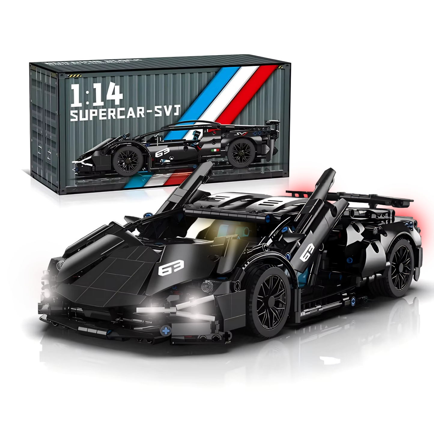 SuperBricks™  Technical Supercar Building Blocks - Lamborghini Sian