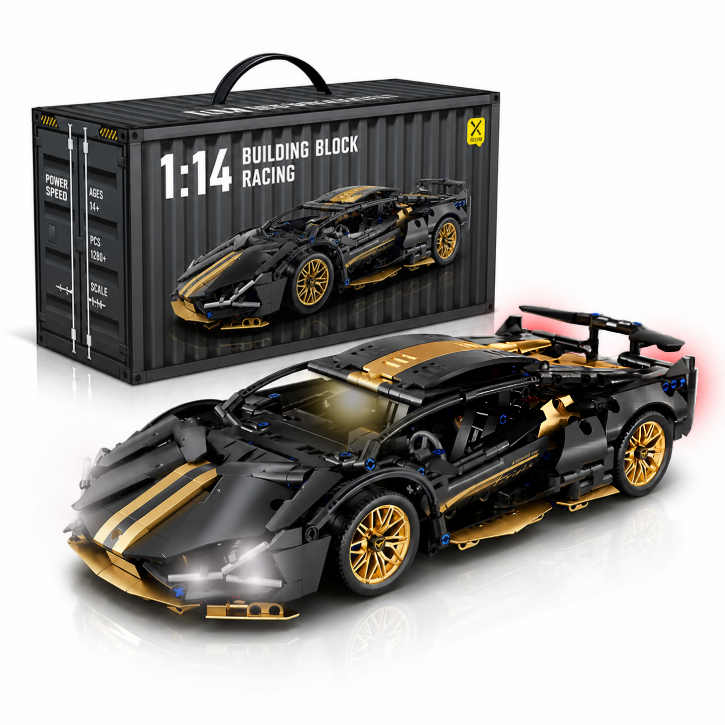 SuperBricks™  Technical Supercar Building Blocks - Lamborghini Sian