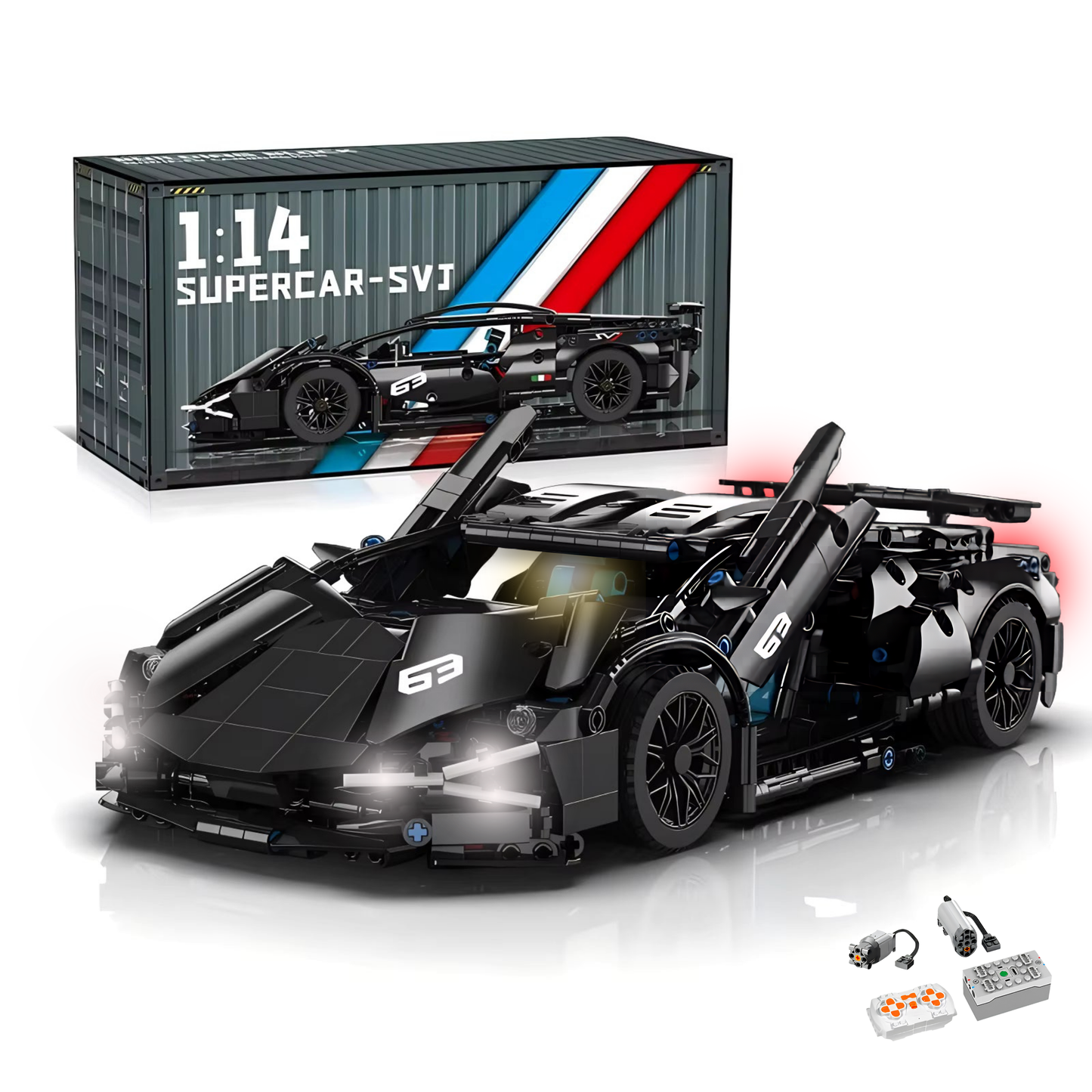SuperBricks™  Technical Supercar Building Blocks - Lamborghini Sian