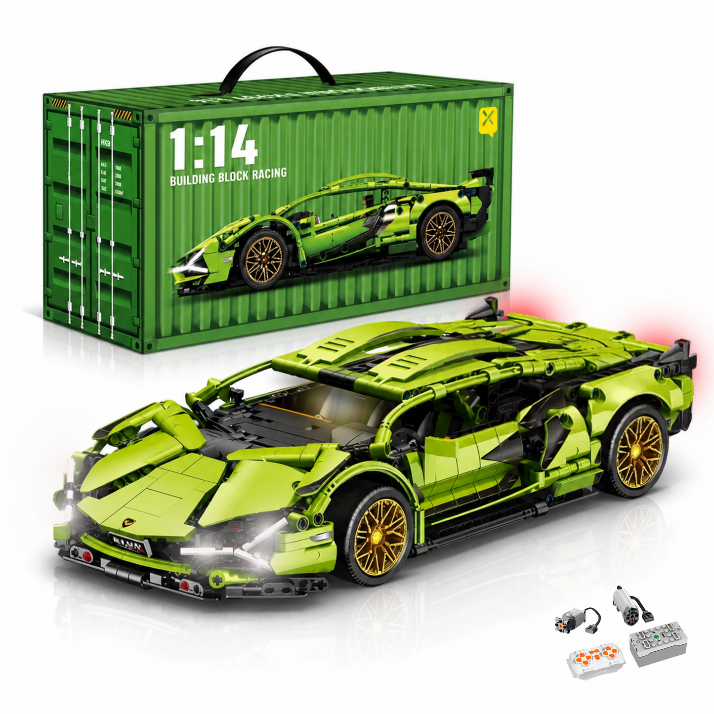 SuperBricks™  Technical Supercar Building Blocks - Lamborghini Sian