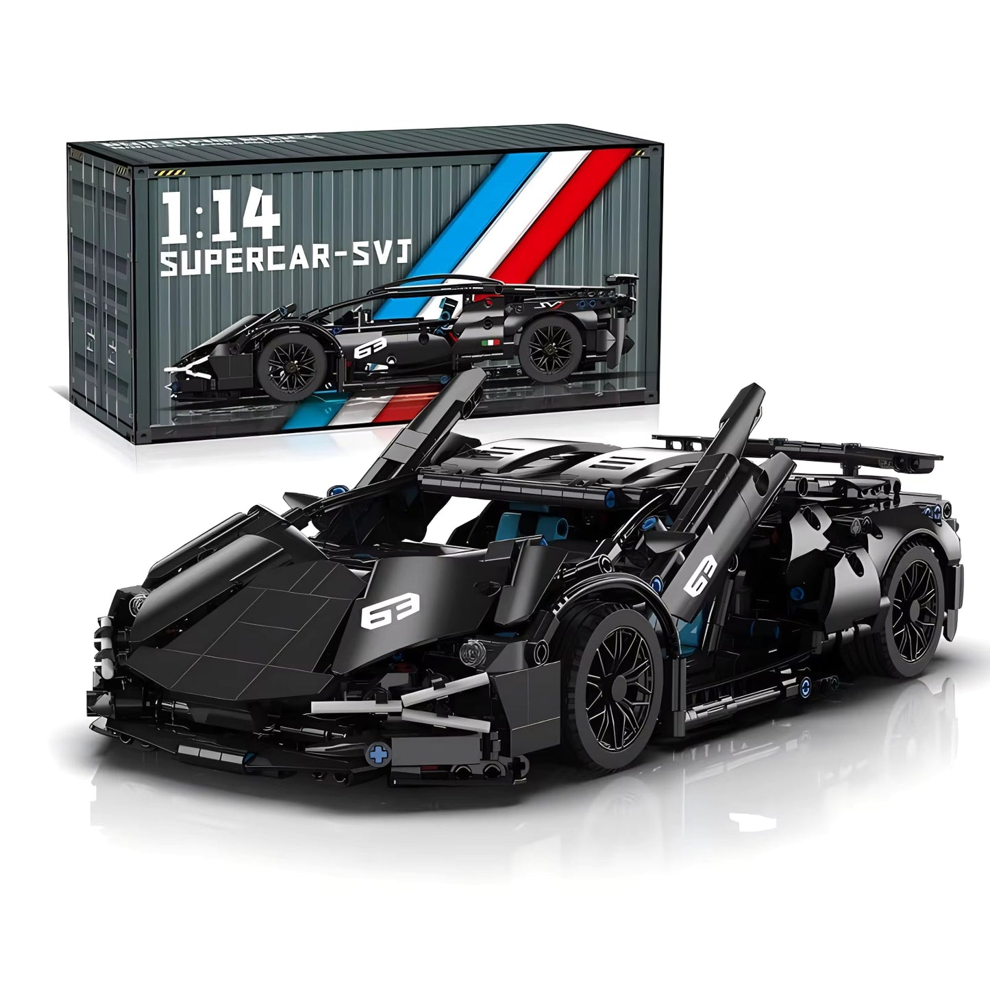 SuperBricks™  Technical Supercar Building Blocks - Lamborghini Sian